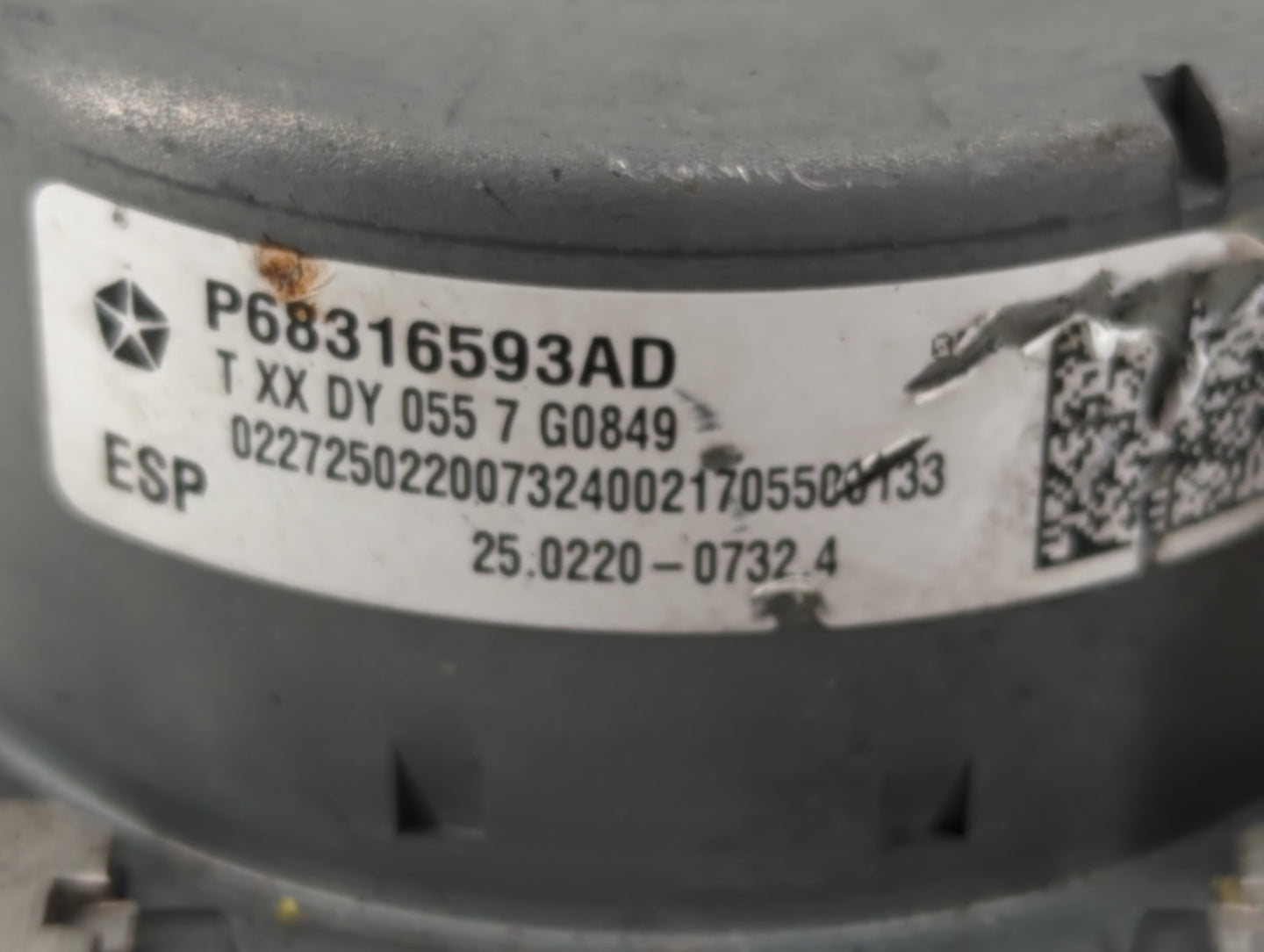 2015-2022 Dodge Charger ABS Pump Control Module Replacement P/N:P68316593AD Fits Fits 2015 2016 2017 2018 2019 2020 2021 202