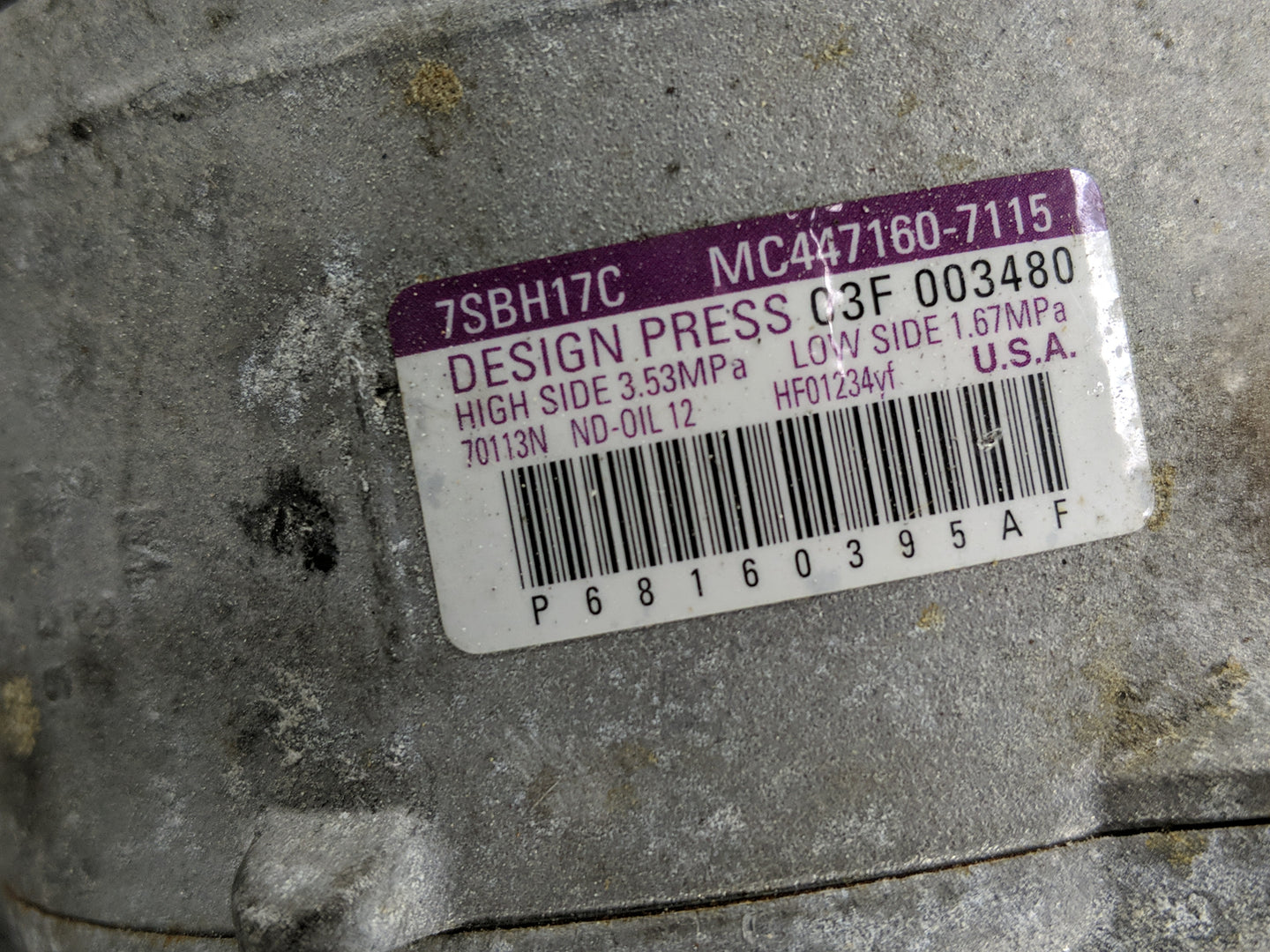 2014-2022 Dodge Charger Air Conditioning A/c Ac Compressor Oem - Oemusedautoparts1.com