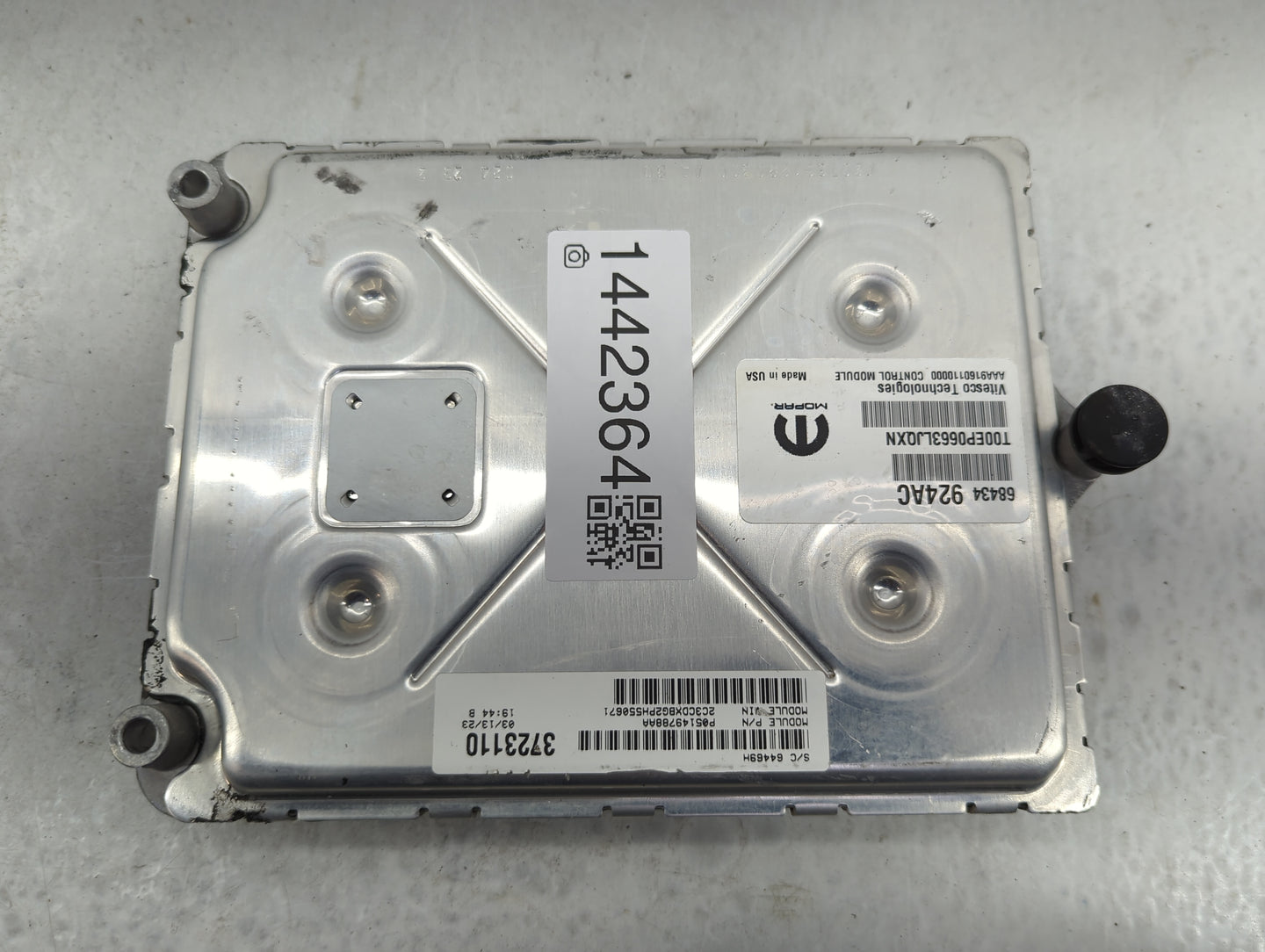 2020-2022 Dodge Charger PCM Engine Control Computer ECU ECM PCU OEM P/N:68434924AC T00EP0663LJQXN Fits Fits 2020 2021 2022 O