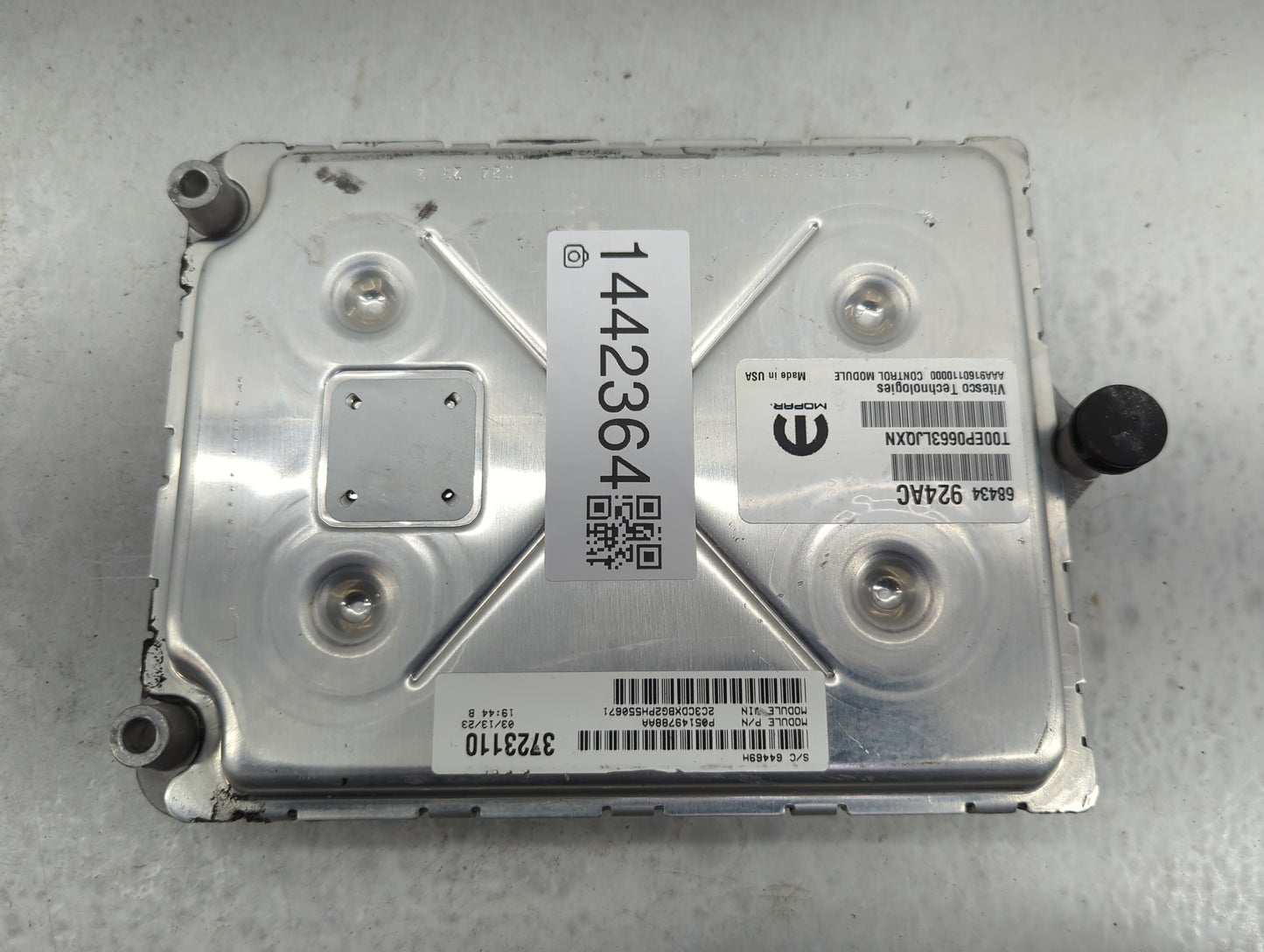 2020-2022 Dodge Charger PCM Engine Control Computer ECU ECM PCU OEM P/N:68434924AC T00EP0663LJQXN Fits Fits 2020 2021 2022 O