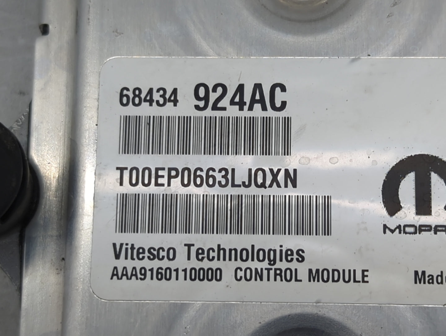 2020-2022 Dodge Charger PCM Engine Control Computer ECU ECM PCU OEM P/N:68434924AC T00EP0663LJQXN Fits Fits 2020 2021 2022 O