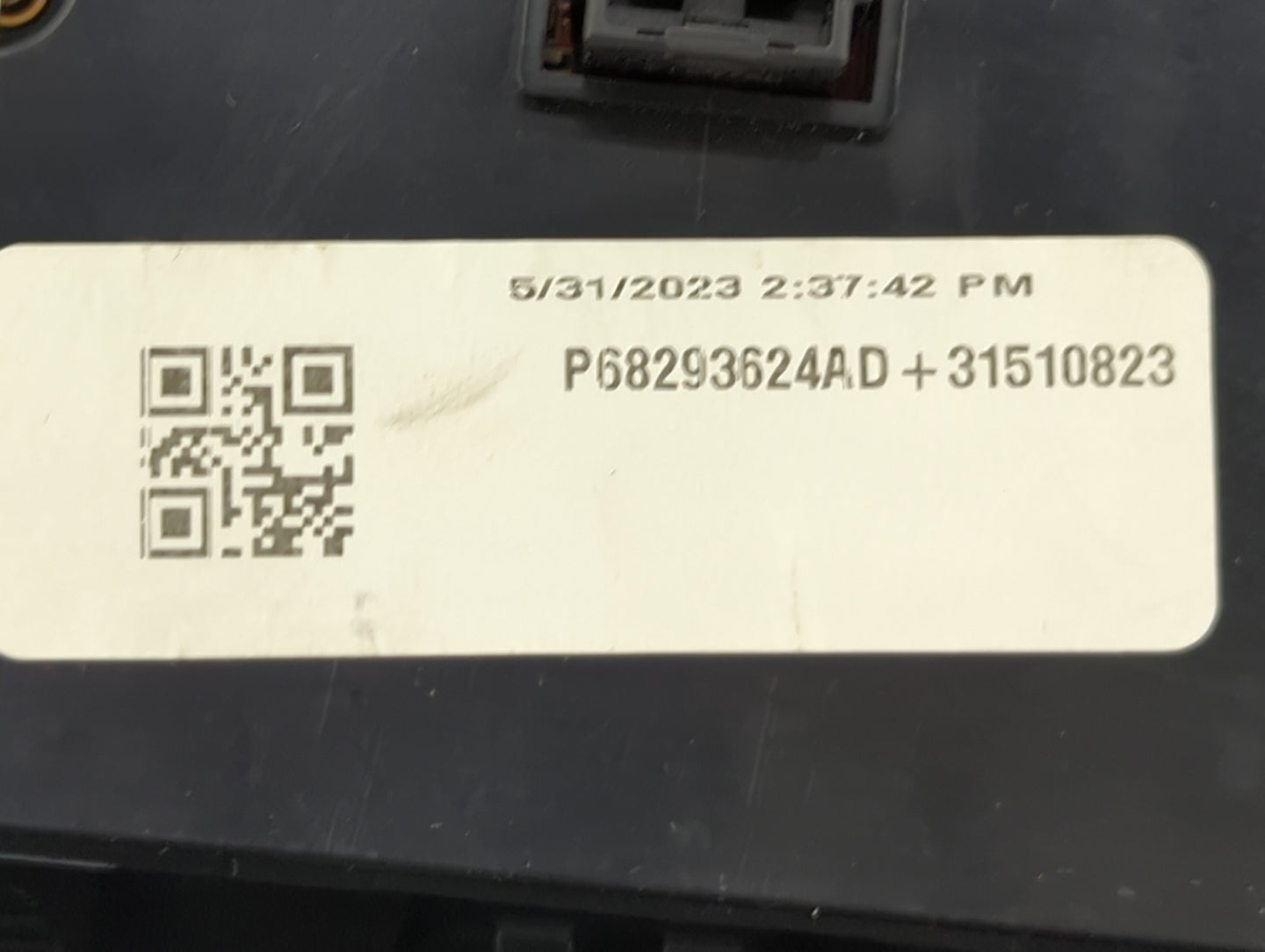 2017-2022 Dodge Charger Climate Control Module Temperature AC/Heater Replacement P/N:P68293624AD Fits OEM Used Auto Parts - 