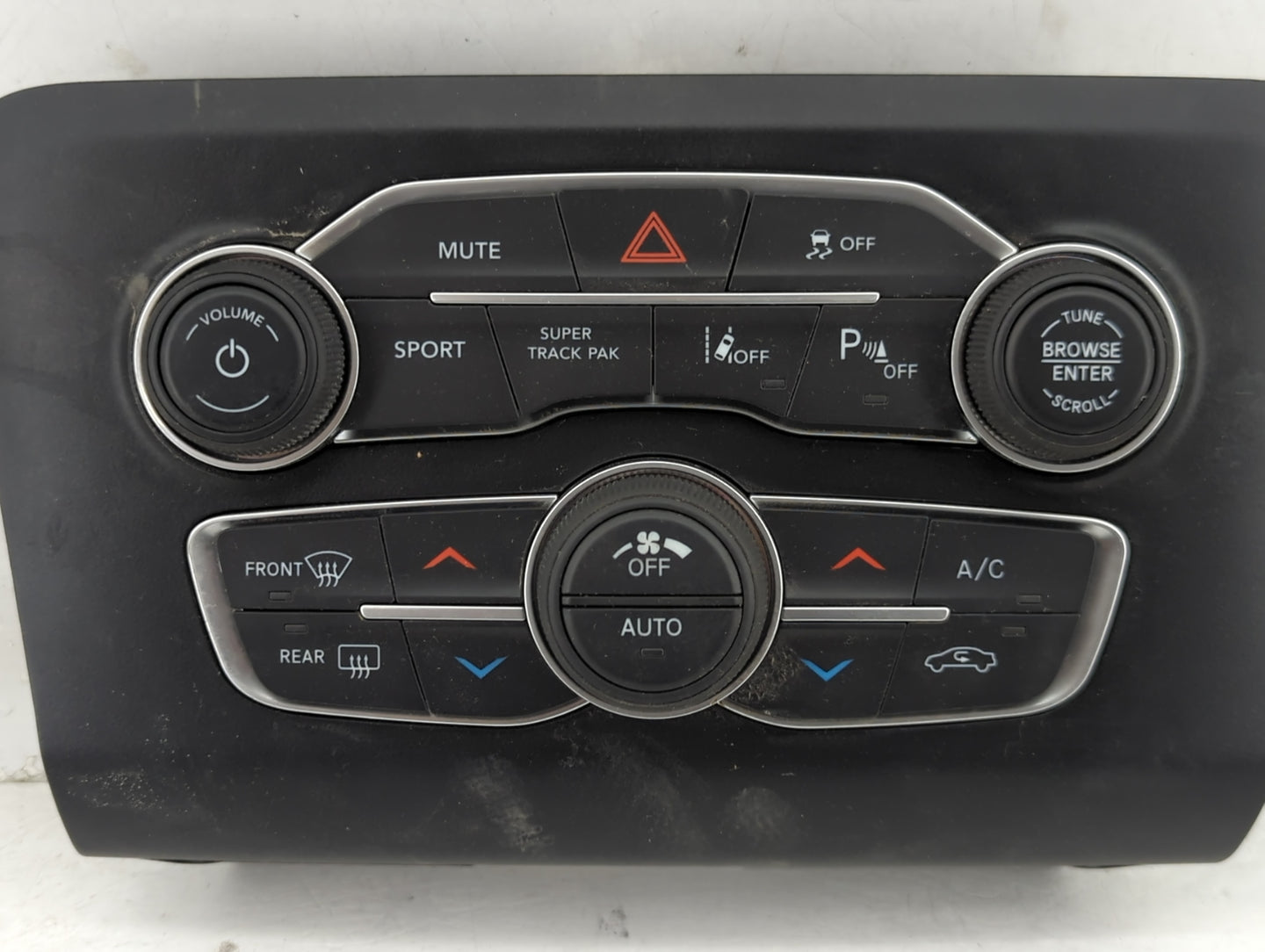 2017-2022 Dodge Charger Climate Control Module Temperature AC/Heater Replacement P/N:P68293625AD 32330636 Fits OEM Used Auto