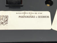 2017-2022 Dodge Charger Climate Control Module Temperature AC/Heater Replacement P/N:P68293625AD 32330636 Fits OEM Used Auto