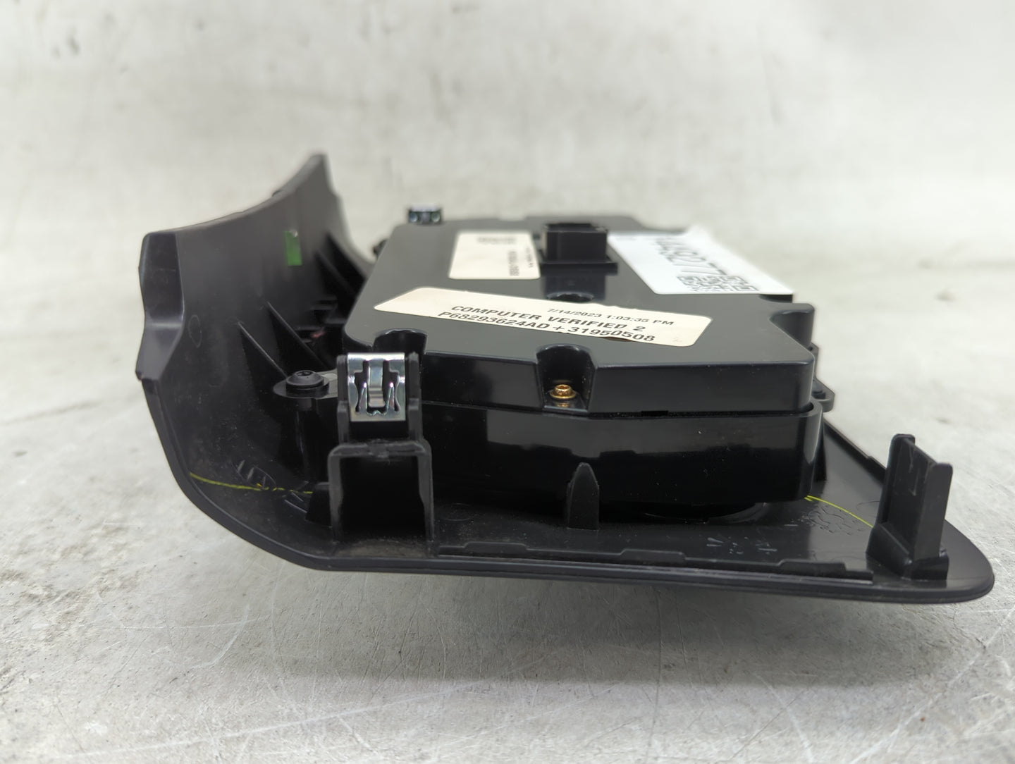 2017-2022 Dodge Charger Climate Control Module Temperature AC/Heater Replacement P/N:P68293624AD Fits OEM Used Auto Parts - 