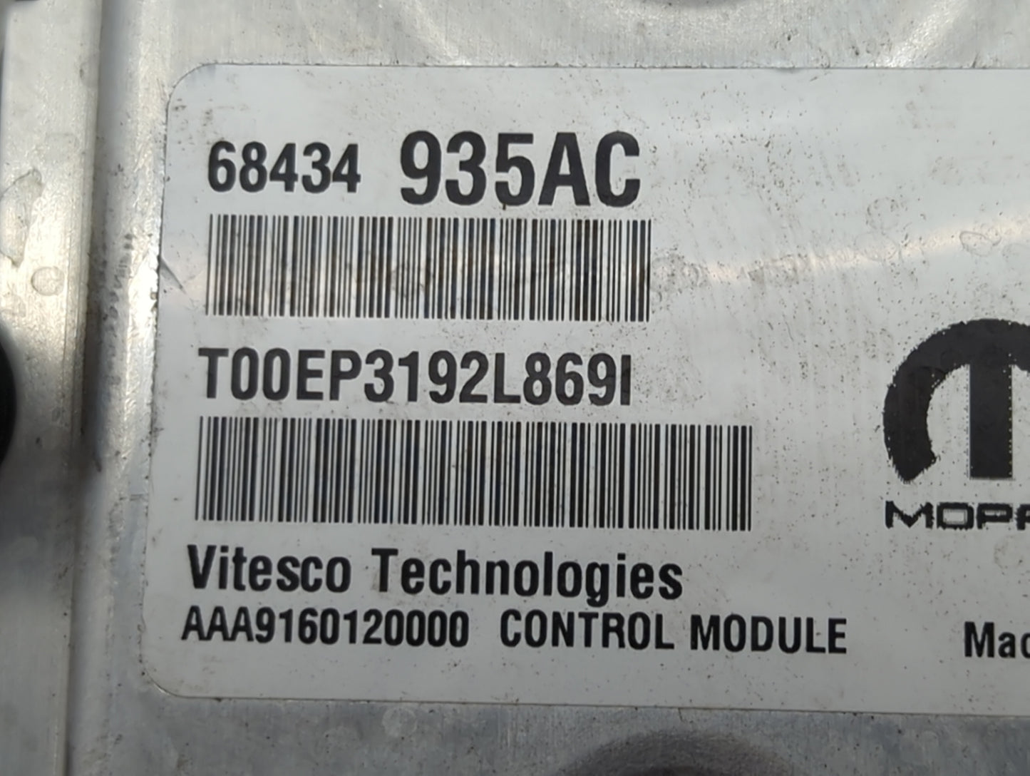 2020-2022 Dodge Charger PCM Engine Control Computer ECU ECM PCU OEM P/N:P05149065AC 68434935AC Fits Fits 2020 2021 2022 OEM 