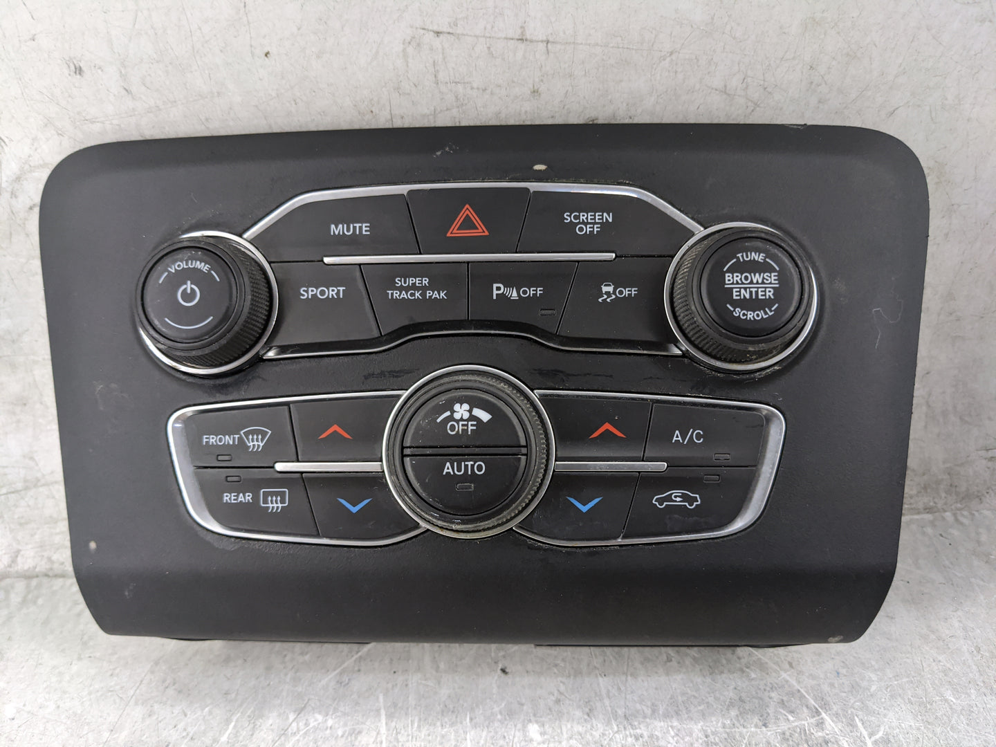 2017-2022 Dodge Charger Climate Control Module Temperature AC/Heater Replacement P/N:P68293624AC Fits OEM Used Auto Parts - 