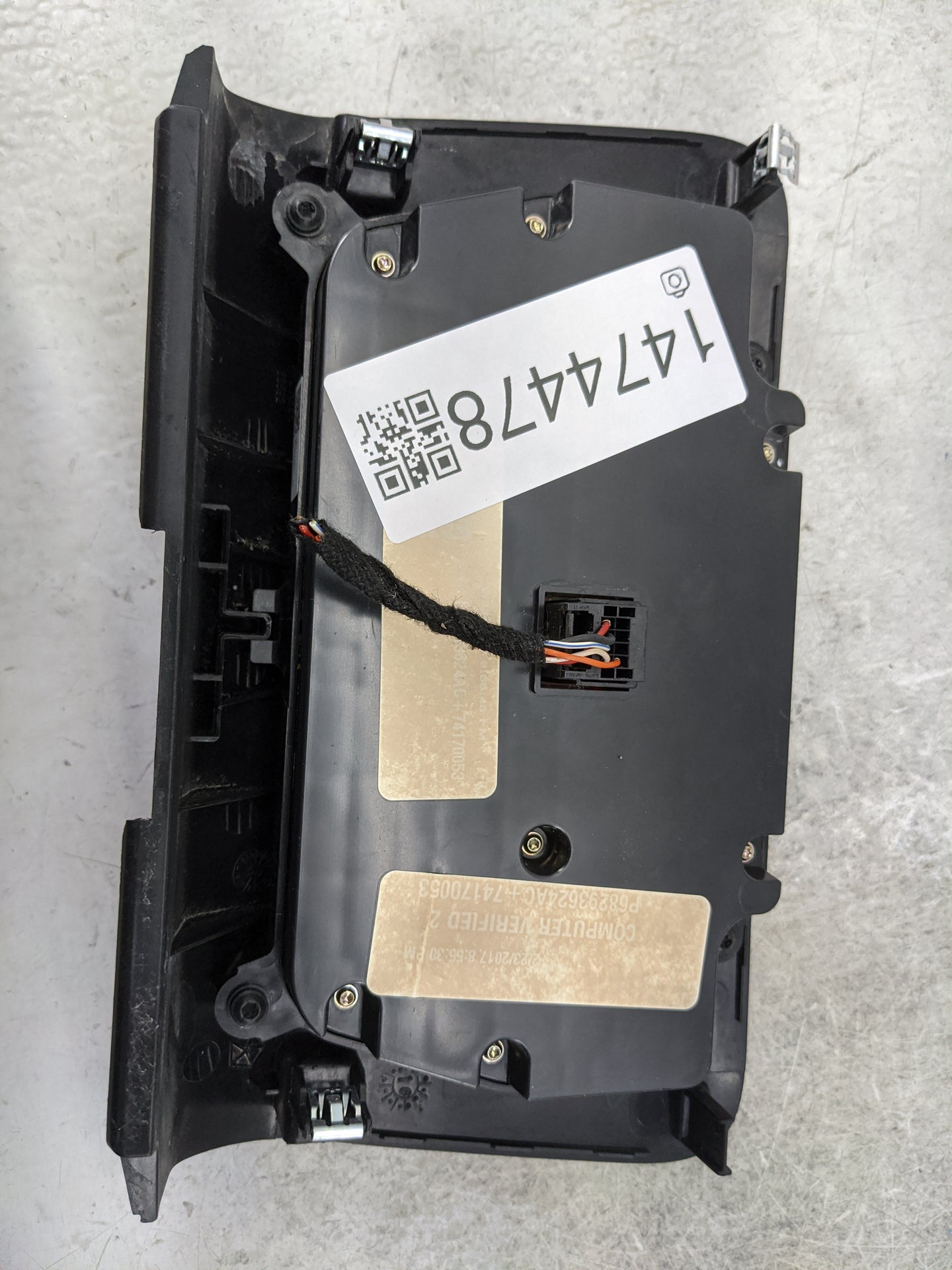 2017-2022 Dodge Charger Climate Control Module Temperature AC/Heater Replacement P/N:P68293624AC Fits OEM Used Auto Parts - 