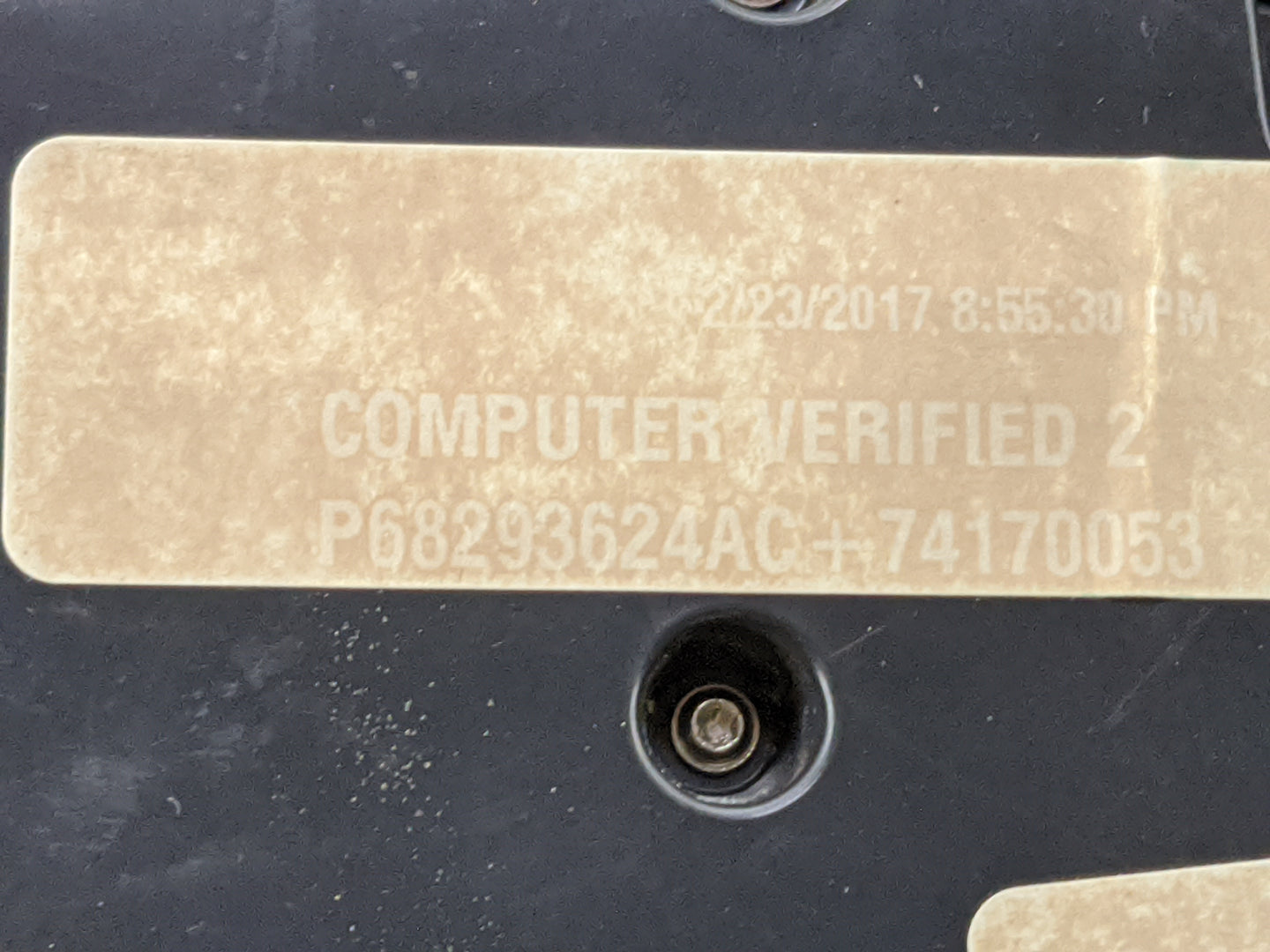 2017-2022 Dodge Charger Climate Control Module Temperature AC/Heater Replacement P/N:P68293624AC Fits OEM Used Auto Parts - 