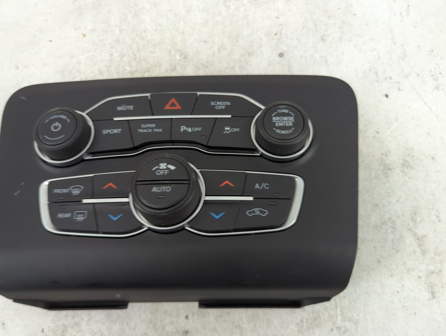 2017-2022 Dodge Charger Climate Control Module Temperature AC/Heater Replacement P/N:P68293524AD 31460487 Fits OEM Used Auto