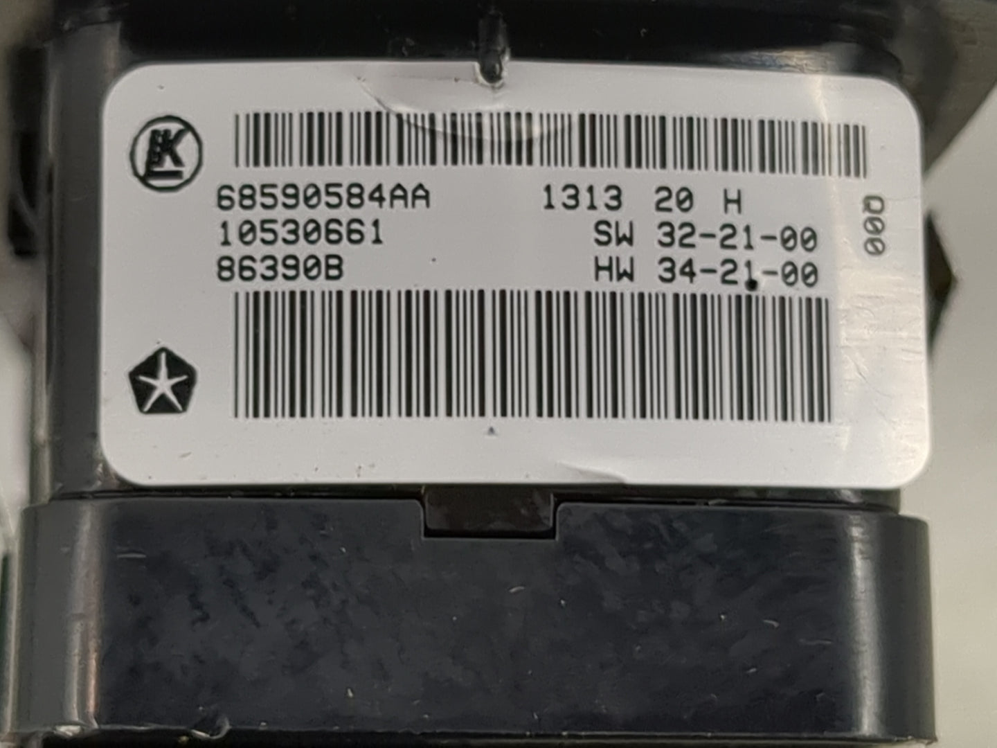 2020-2022 Dodge Charger Master Power Window Switch Replacement Driver Side Left P/N:68590584AA 10530661 Fits Fits 2020 2021 