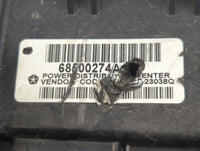 2023 Dodge Durango Fusebox Fuse Box Panel Relay Module P/N:68500274A Fits OEM Used Auto Parts - Oemusedautoparts1.com