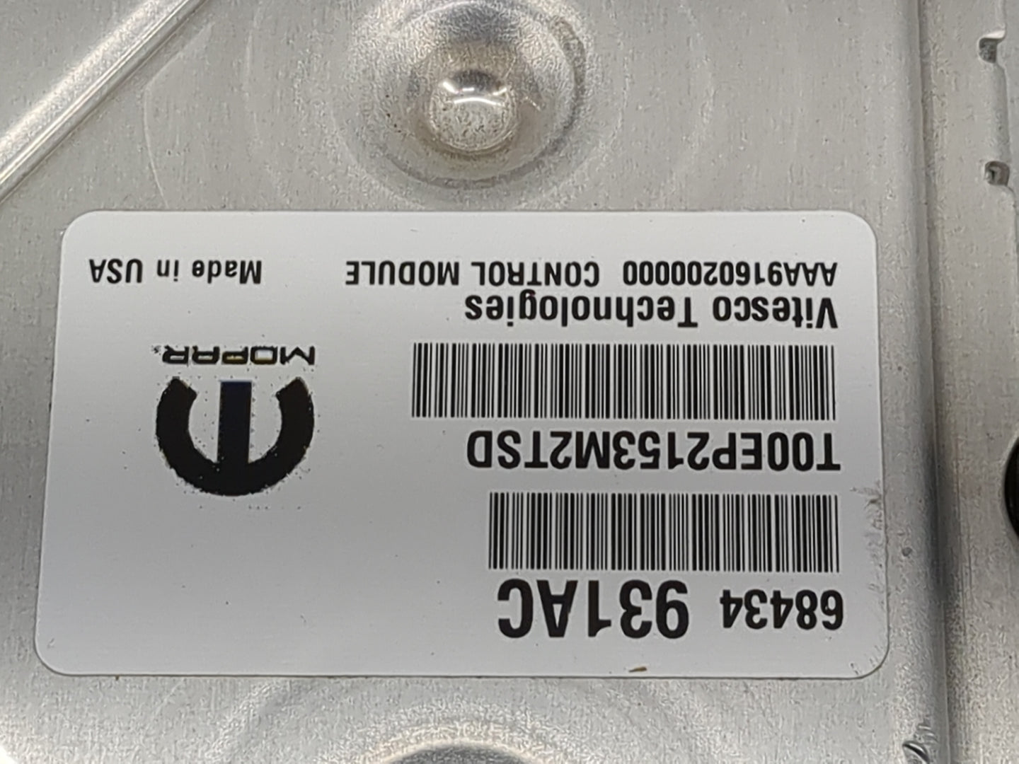 2020-2022 Dodge Durango PCM Engine Control Computer ECU ECM PCU OEM P/N:68434931AC Fits Fits 2020 2021 2022 OEM Used Auto Pa