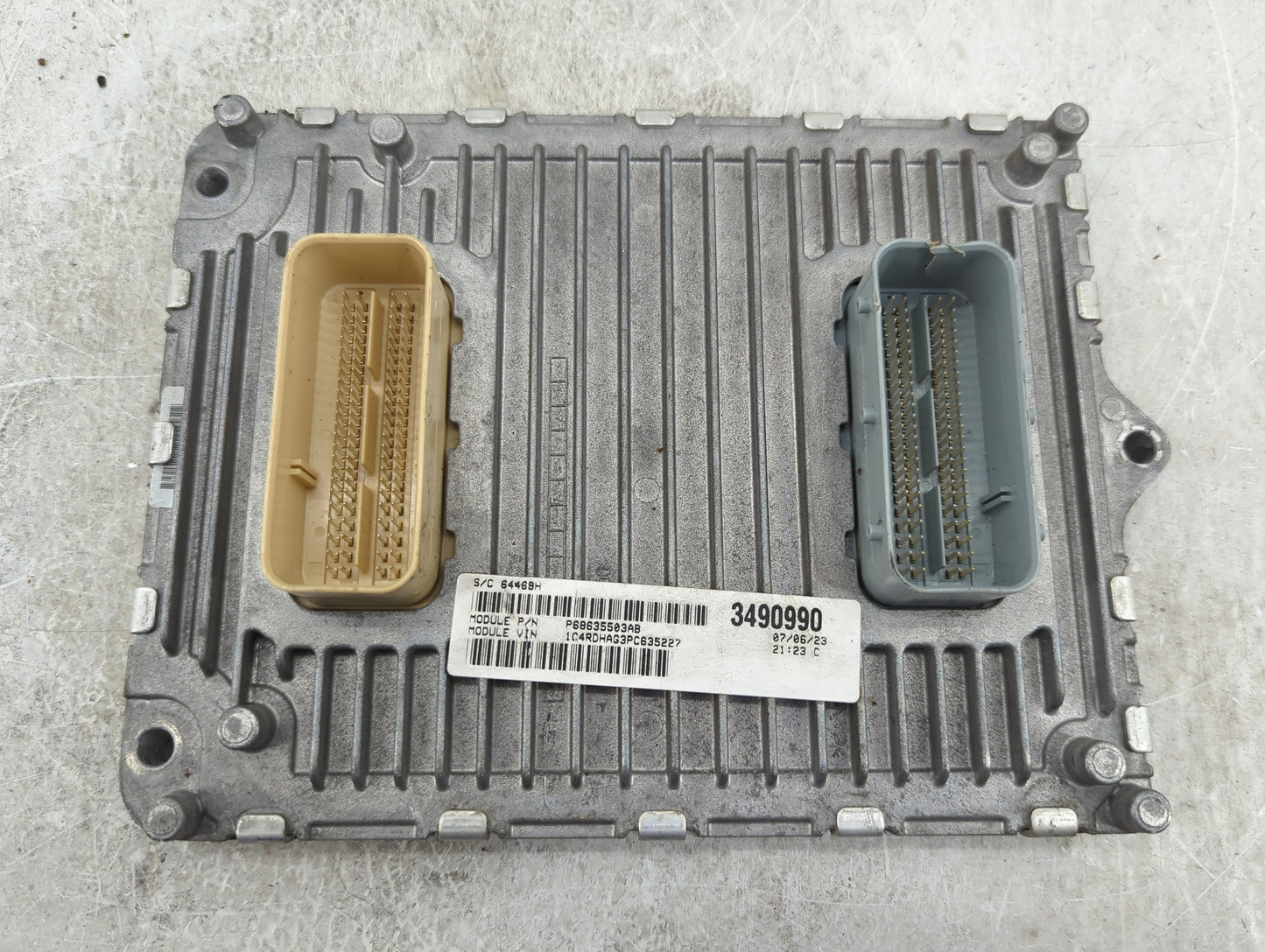 2020-2022 Dodge Durango PCM Engine Control Computer ECU ECM PCU OEM P/N:P68635503AB 68434931AC Fits Fits 2020 2021 2022 OEM 