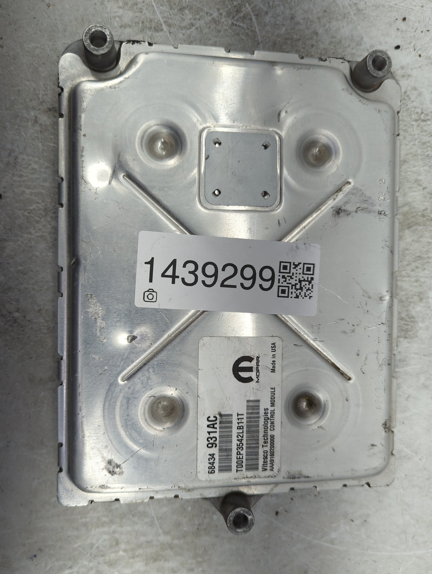 2020-2022 Dodge Durango PCM Engine Control Computer ECU ECM PCU OEM P/N:P68635503AB 68434931AC Fits Fits 2020 2021 2022 OEM 