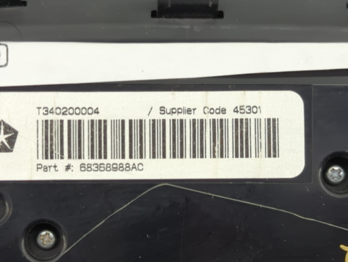 2023 Dodge Durango Climate Control Module Temperature AC/Heater Replacement P/N:68368988AC T340200004 Fits OEM Used Auto Par