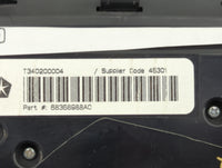 2023 Dodge Durango Climate Control Module Temperature AC/Heater Replacement P/N:68368988AC T340200004 Fits OEM Used Auto Par