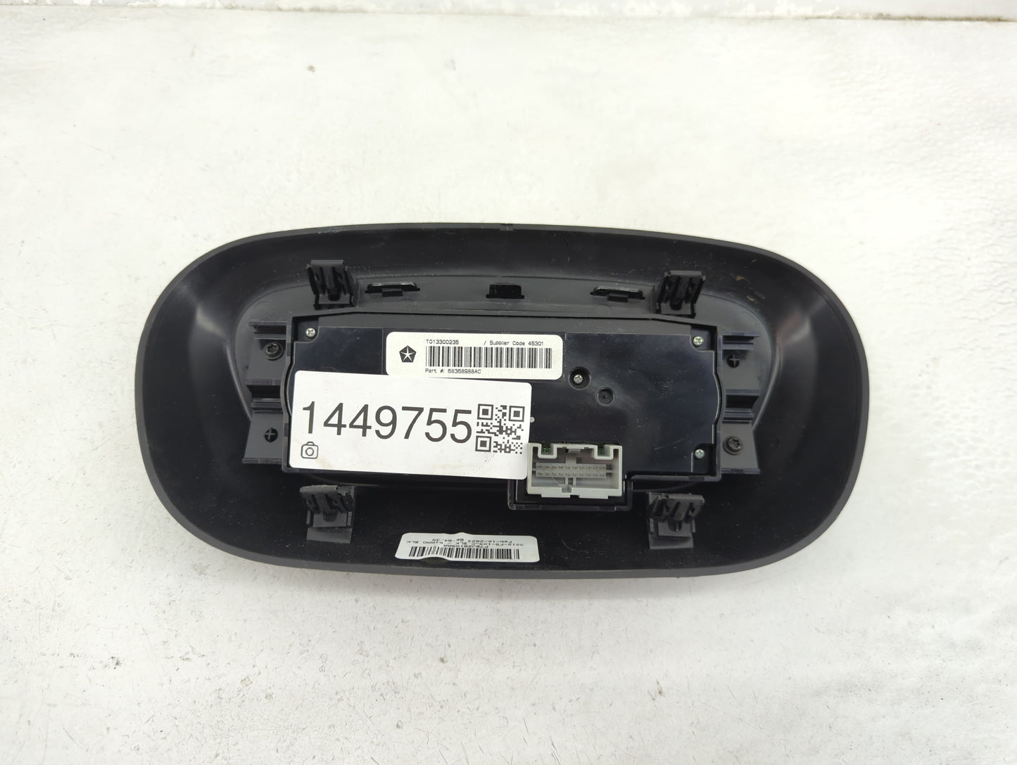 2023 Dodge Durango Climate Control Module Temperature AC/Heater Replacement P/N:68368988AC T013300235 Fits OEM Used Auto Par