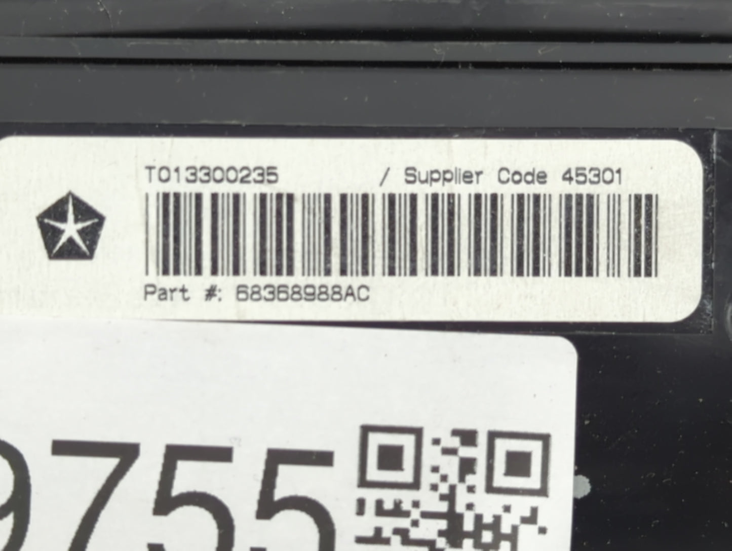 2023 Dodge Durango Climate Control Module Temperature AC/Heater Replacement P/N:68368988AC T013300235 Fits OEM Used Auto Par