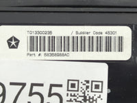2023 Dodge Durango Climate Control Module Temperature AC/Heater Replacement P/N:68368988AC T013300235 Fits OEM Used Auto Par