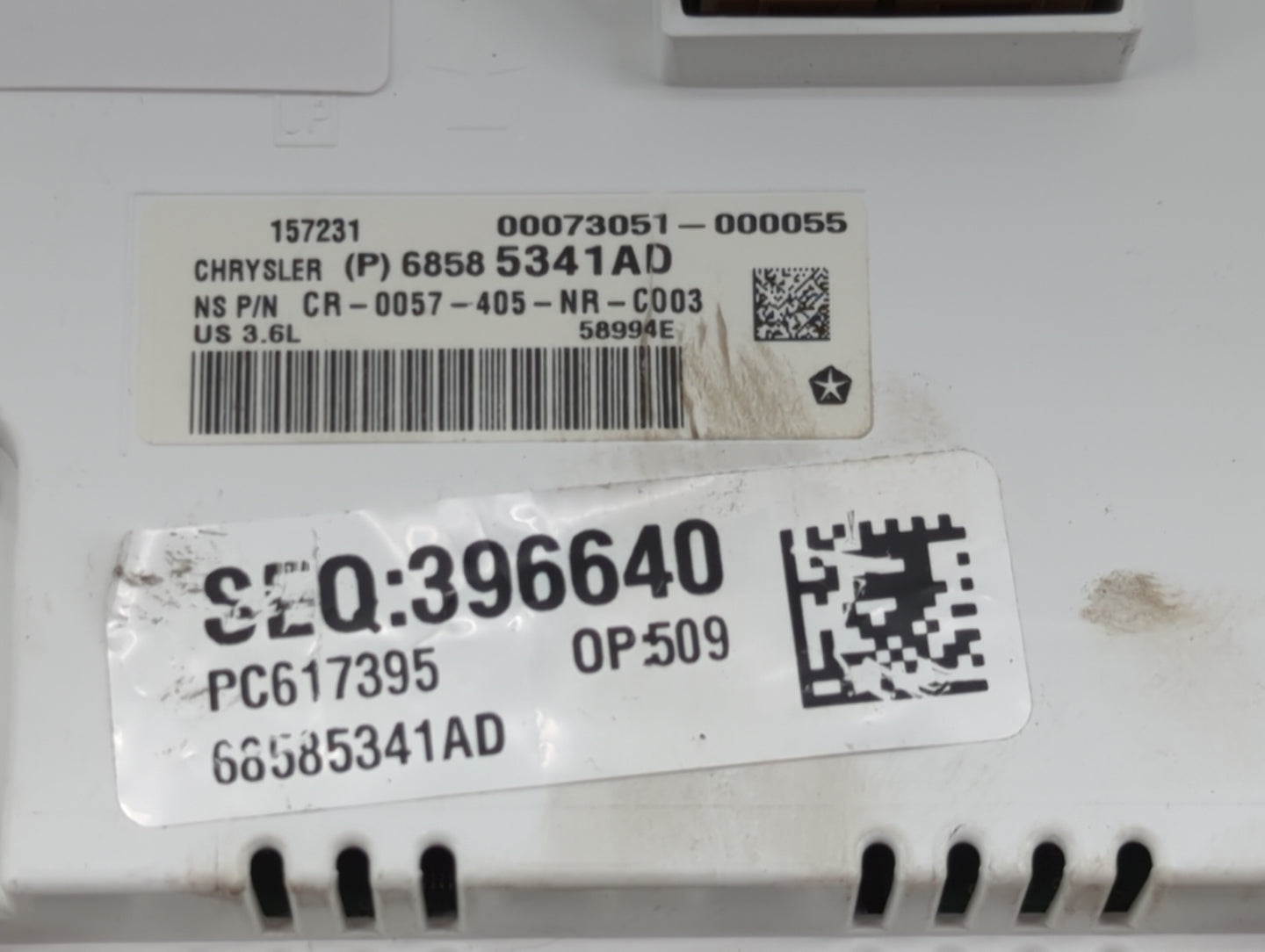 2023 Dodge Durango Instrument Cluster Speedometer Gauges P/N:68585341AD CR-0057-405-NR-C003, 66585341AD Miles:56K Fits OEM U
