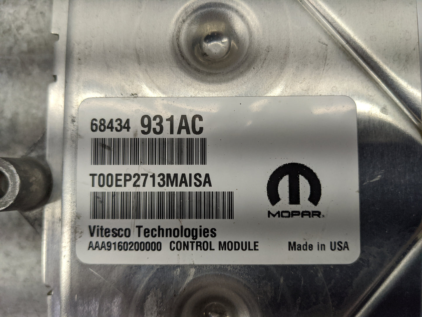 2020-2022 Dodge Durango PCM Engine Control Computer ECU ECM PCU OEM P/N:68434931AC T00EP2713MAISA Fits Fits 2020 2021 2022 O