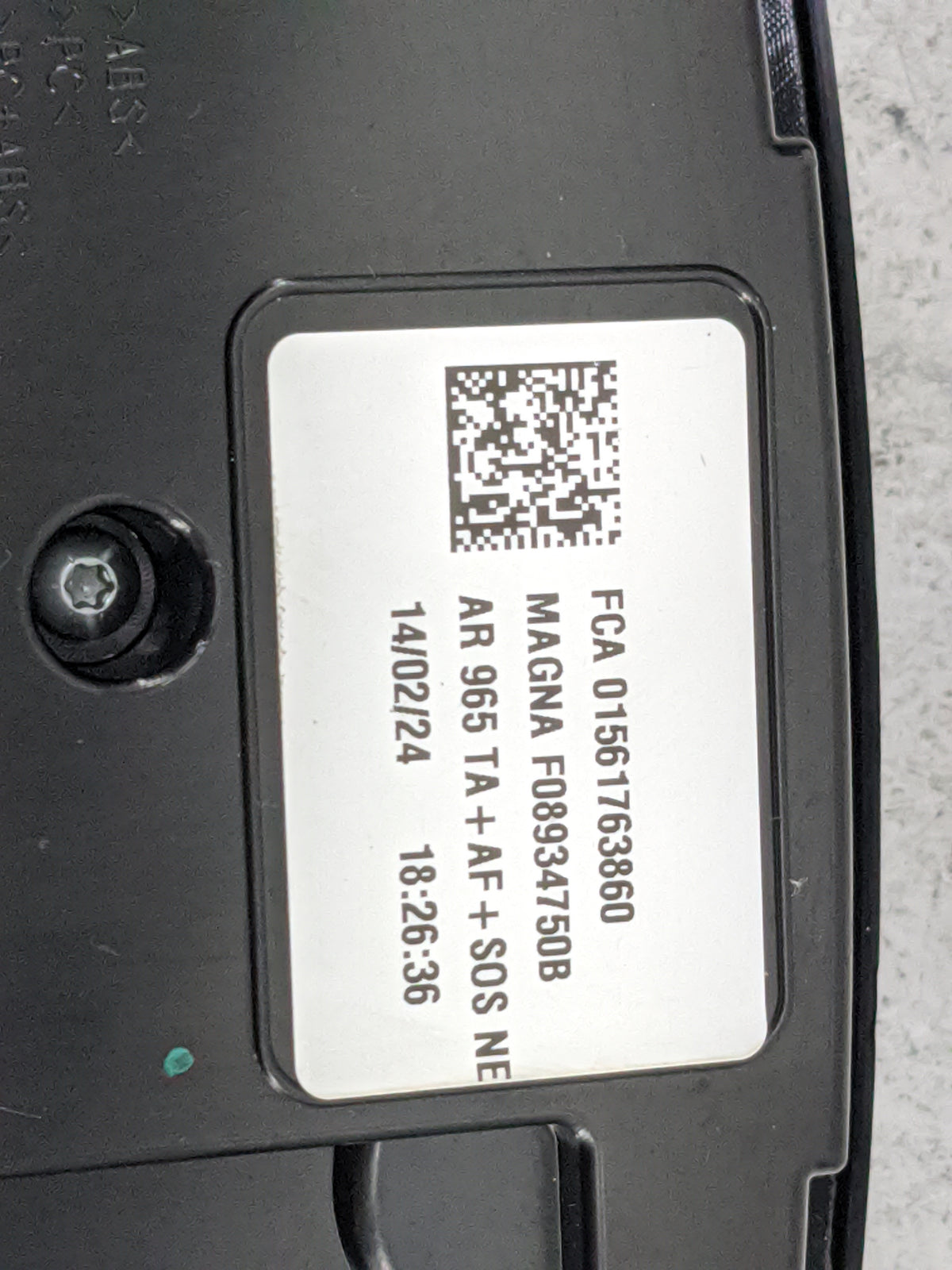 2023 Dodge Hornet Overhead Console W/rear Climate Control - Oemusedautoparts1.com