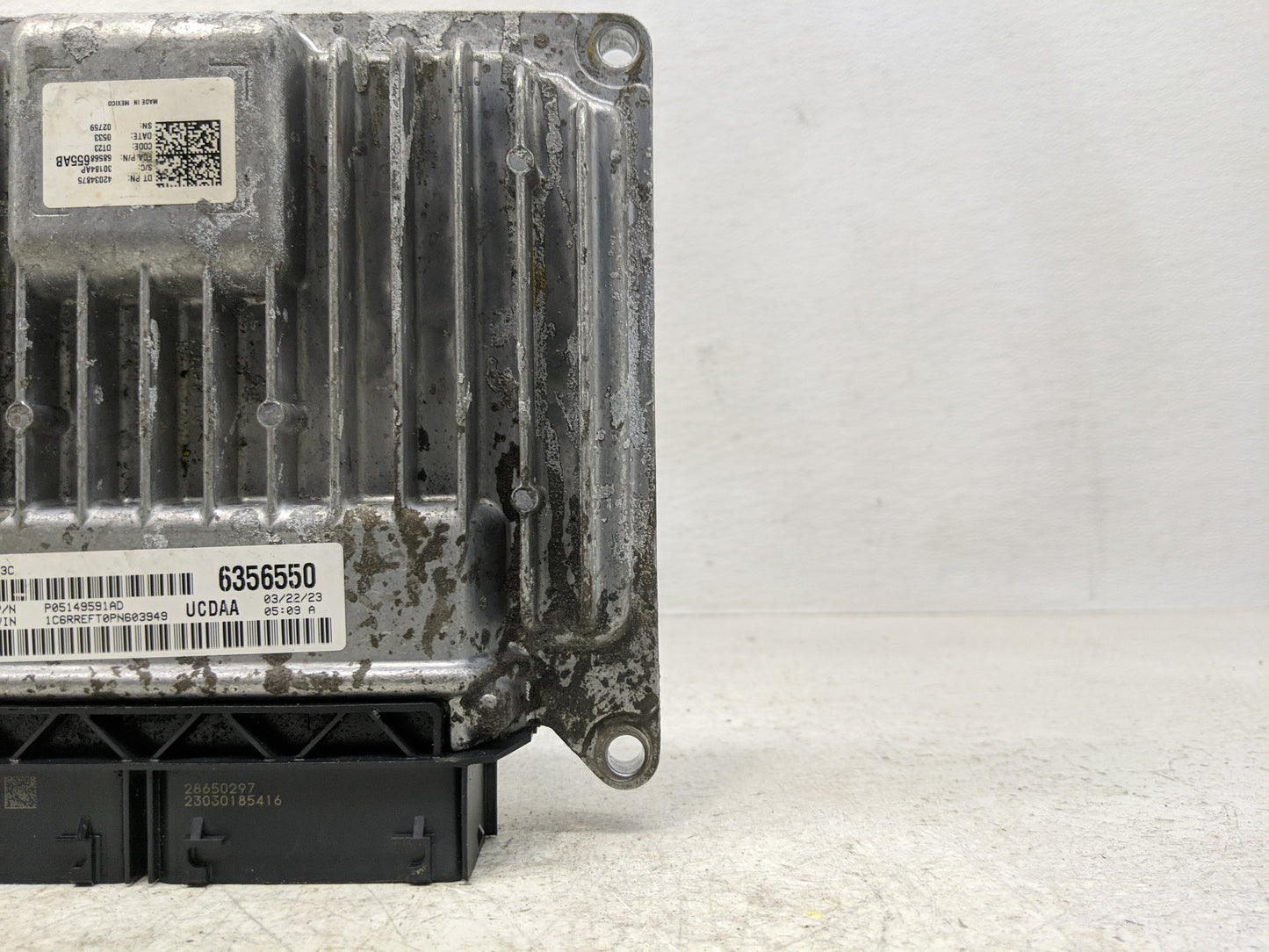 2023 Dodge Ram 1500 PCM Engine Control Computer ECU ECM PCU OEM P/N:68568655AB P05149591AD, 28650297 Fits Fits 2020 2021 202