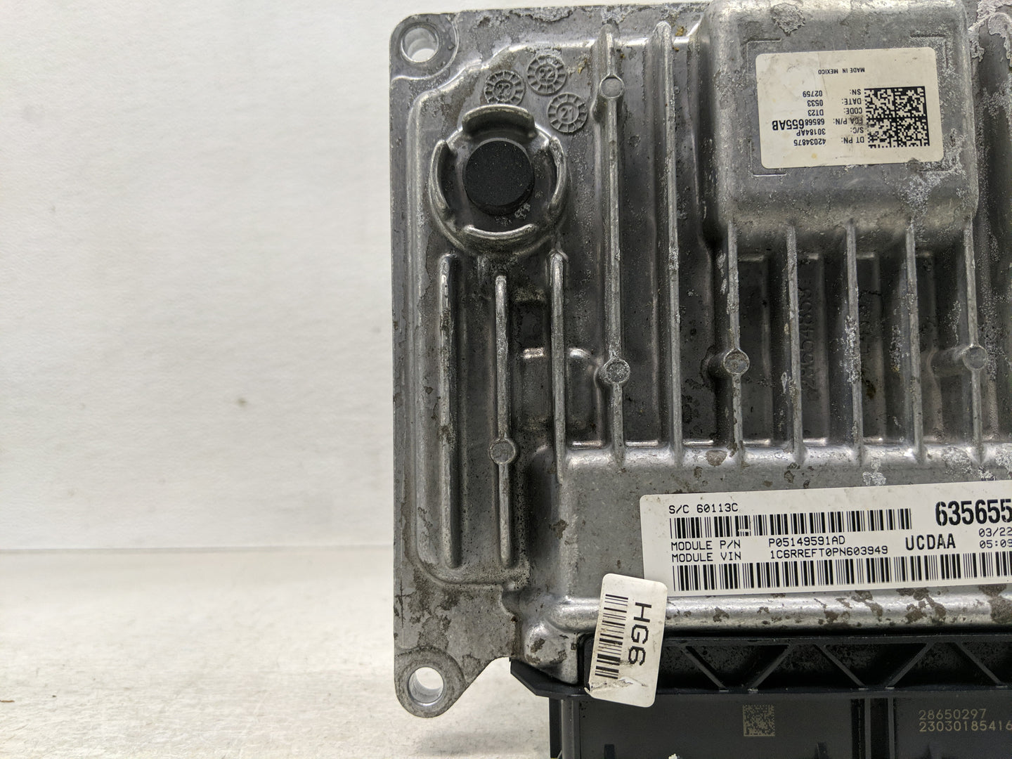 2023 Dodge Ram 1500 PCM Engine Control Computer ECU ECM PCU OEM P/N:68568655AB P05149591AD, 28650297 Fits Fits 2020 2021 202