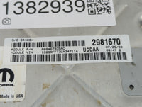 2023 Dodge Ram 1500 PCM Engine Control Computer ECU ECM PCU OEM P/N:P68434932AA Fits Fits 2021 2022 OEM Used Auto Parts - Oe