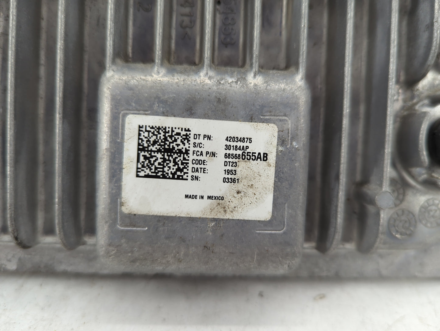2023 Dodge Ram 1500 PCM Engine Control Computer ECU ECM PCU OEM P/N:68568655AB Fits Fits 2020 2021 2022 OEM Used Auto Parts 