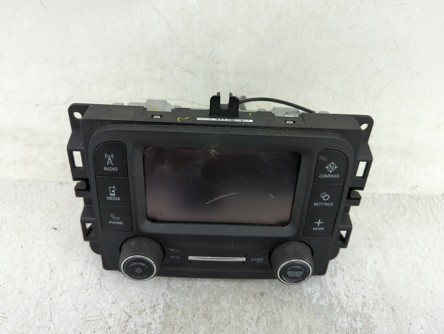 2023 Dodge Ram 1500 Radio AM FM Cd Player Receiver Replacement P/N:68490432AB Fits Fits 2021 2022 OEM Used Auto Parts - Oemu