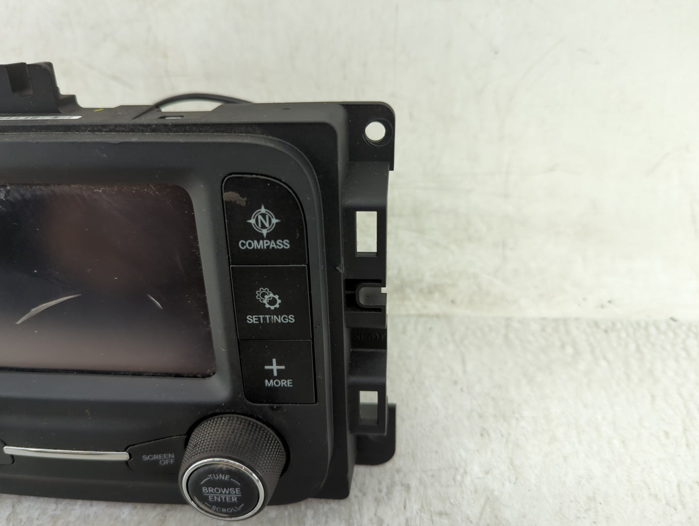 2023 Dodge Ram 1500 Radio AM FM Cd Player Receiver Replacement P/N:68490432AB Fits Fits 2021 2022 OEM Used Auto Parts - Oemu