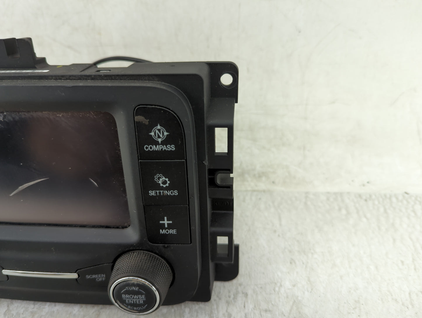 2023 Dodge Ram 1500 Radio AM FM Cd Player Receiver Replacement P/N:68490432AB Fits Fits 2021 2022 OEM Used Auto Parts - Oemu