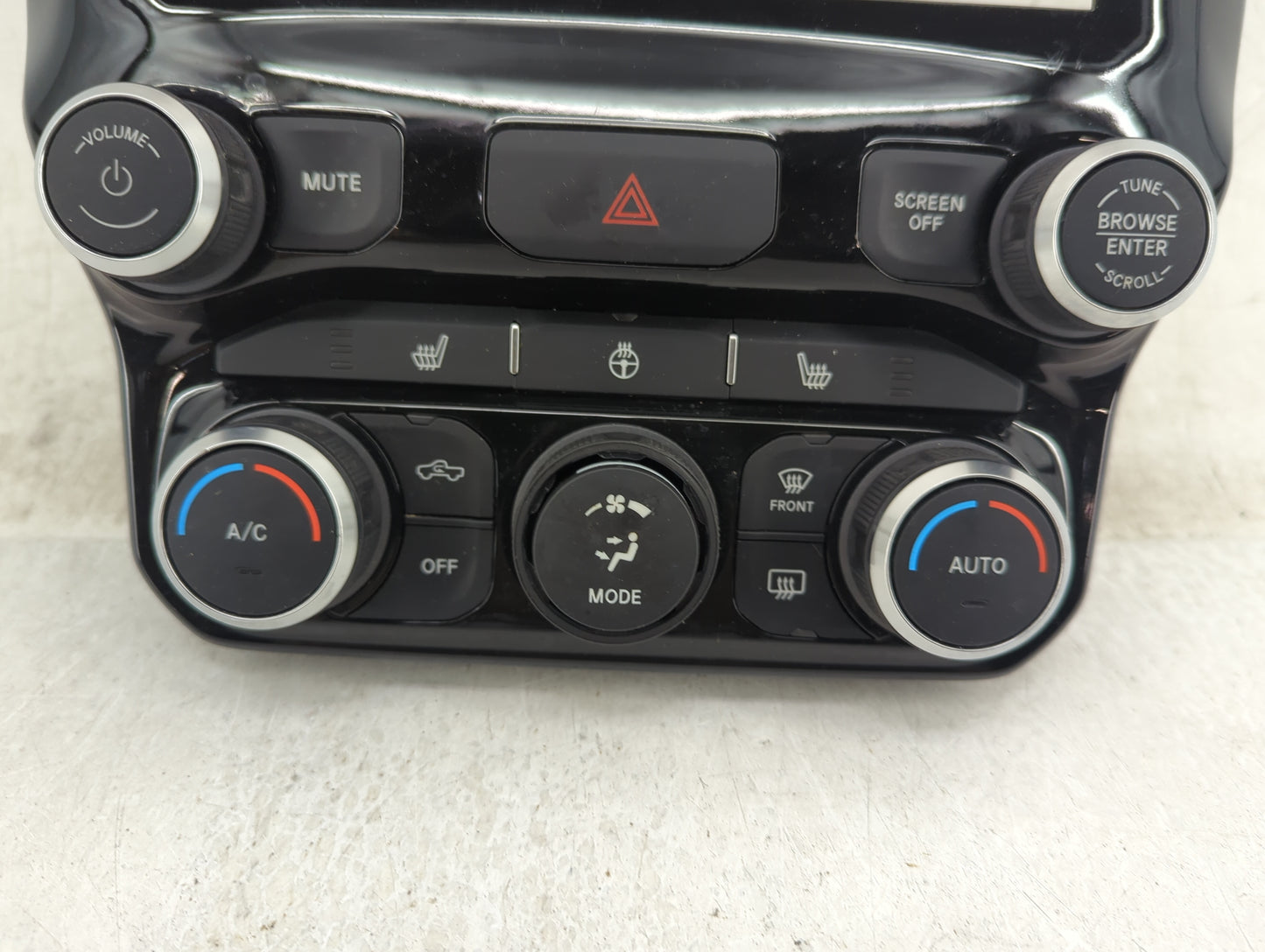 2023 Dodge Ram 1500 Climate Control Module Temperature AC/Heater Replacement P/N:P68340277AD Fits OEM Used Auto Parts - Oemu