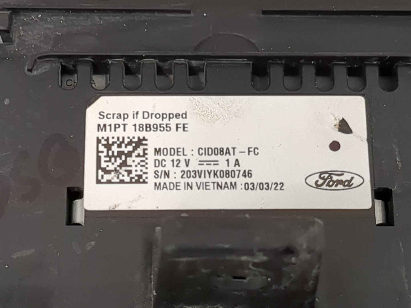 2021-2022 Ford Bronco Sport Information Display Screen - Oemusedautoparts1.com
