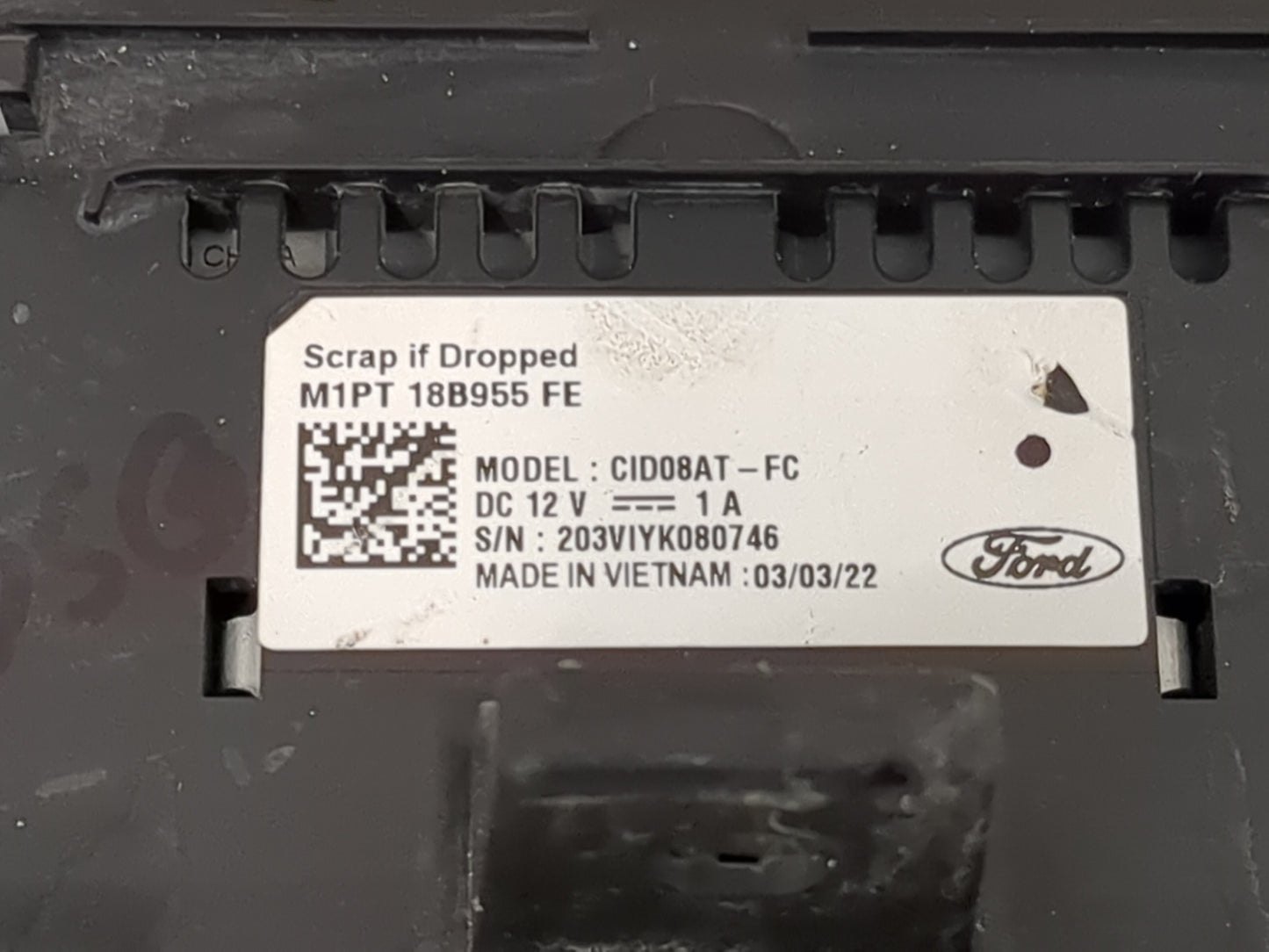2021-2022 Ford Bronco Sport Information Display Screen - Oemusedautoparts1.com