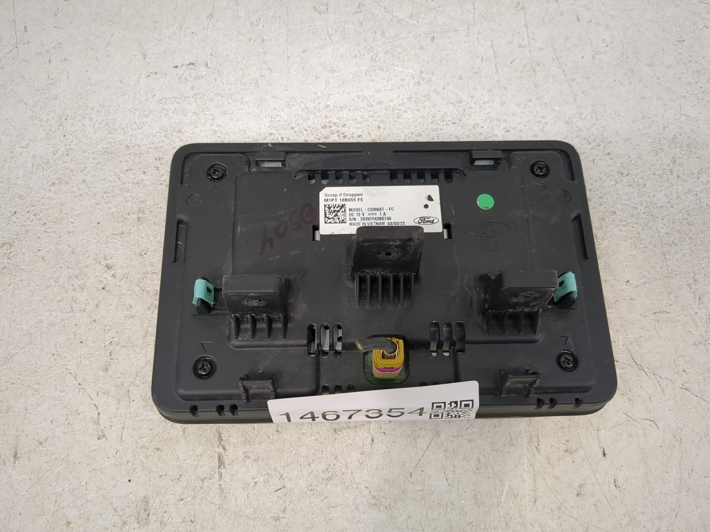 2021-2022 Ford Bronco Sport Information Display Screen - Oemusedautoparts1.com