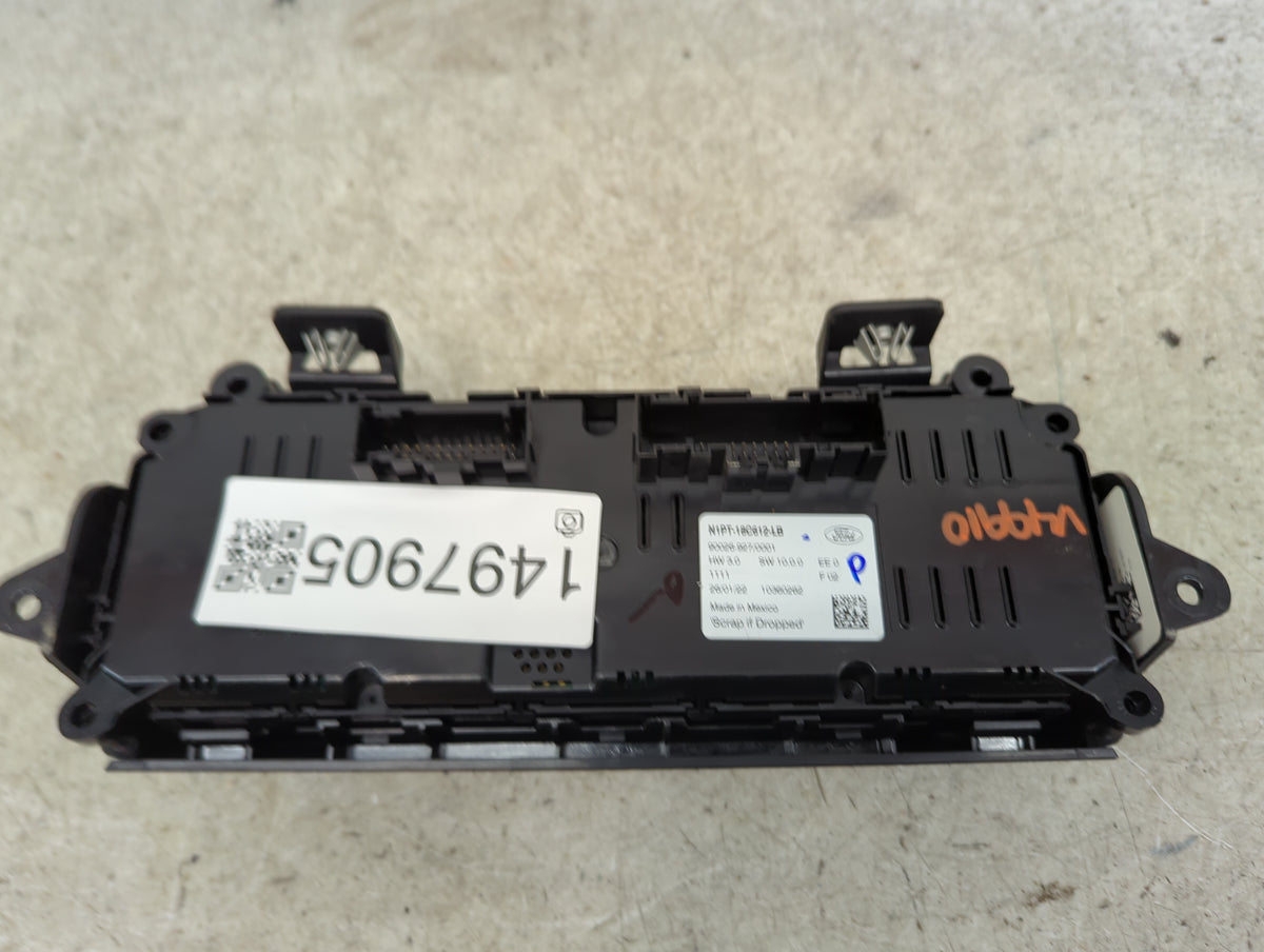 2023 Ford Bronco Sport Climate Control Module Temperature AC/Heater Replacement P/N:N1PT-18C612-LB Fits OEM Used Auto Parts 