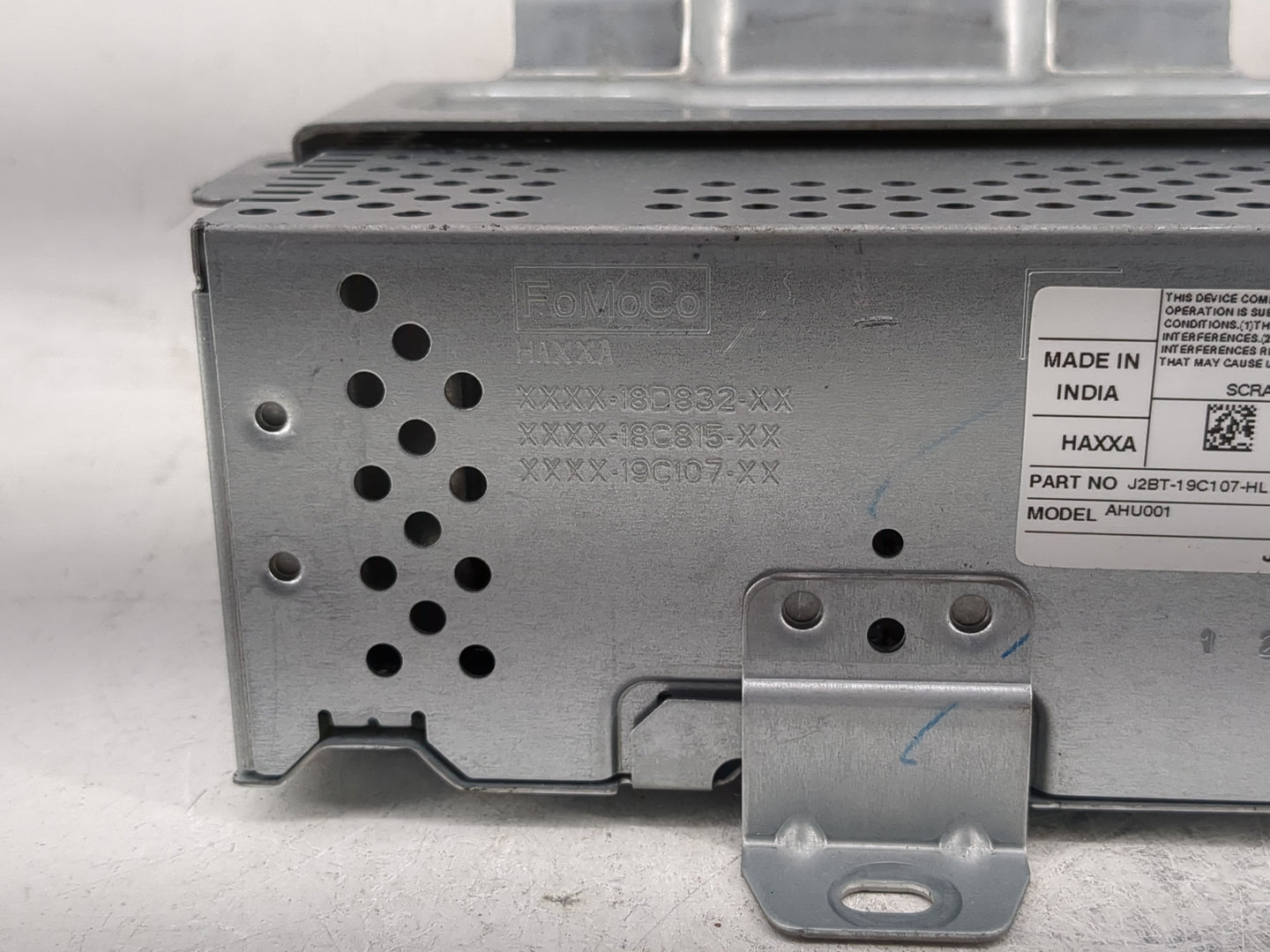 2023 Ford Ecosport Radio AM FM Cd Player Receiver Replacement P/N:J2BT-19C107-HL Fits OEM Used Auto Parts - Oemusedautoparts