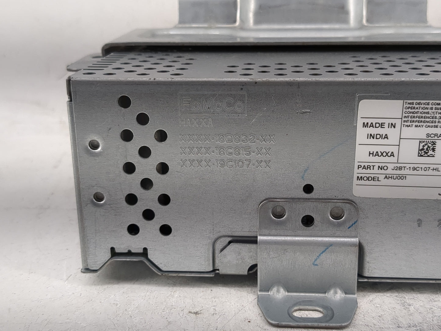 2023 Ford Ecosport Radio AM FM Cd Player Receiver Replacement P/N:J2BT-19C107-HL Fits OEM Used Auto Parts - Oemusedautoparts