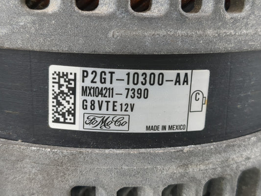 2019-2020 Ford Edge Alternator Replacement Generator Charging Assembly Engine OEM P/N:P2GT-10300-AA Fits Fits 2019 2020 OEM Used Auto Parts