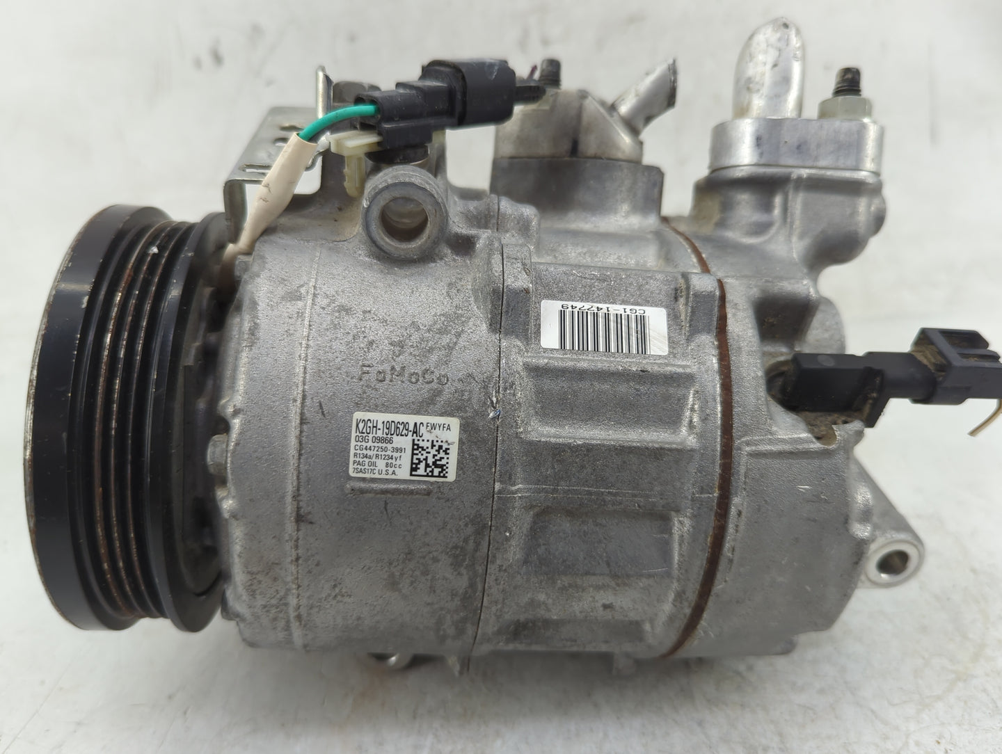 2019-2020 Ford Edge Air Conditioning A/c Ac Compressor Oem - Oemusedautoparts1.com