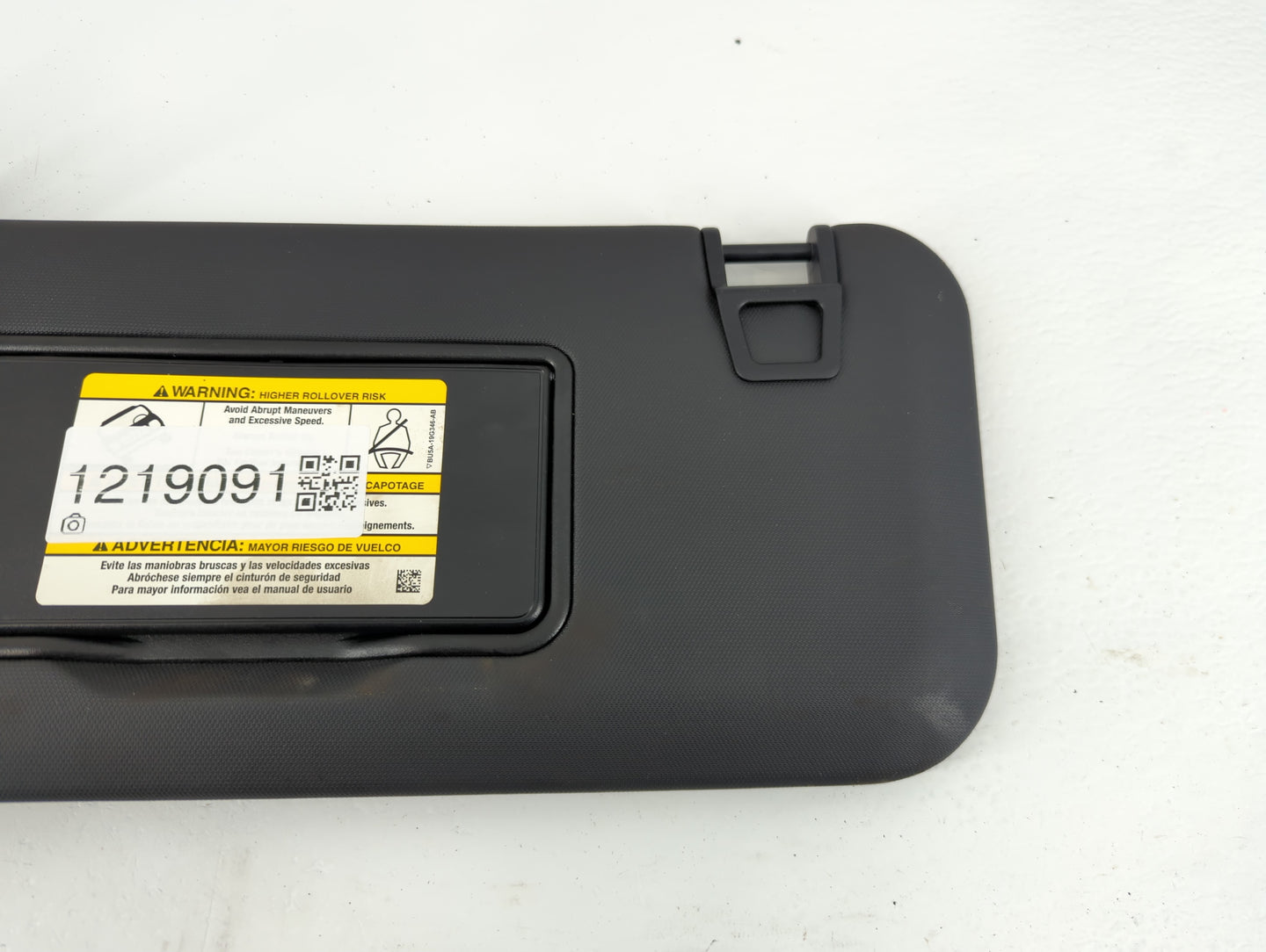 2021-2022 Ford Escape Sun Visor Shade Replacement Driver Left Mirror Fits Fits 2021 2022 OEM Used Auto Parts - Oemusedautopa