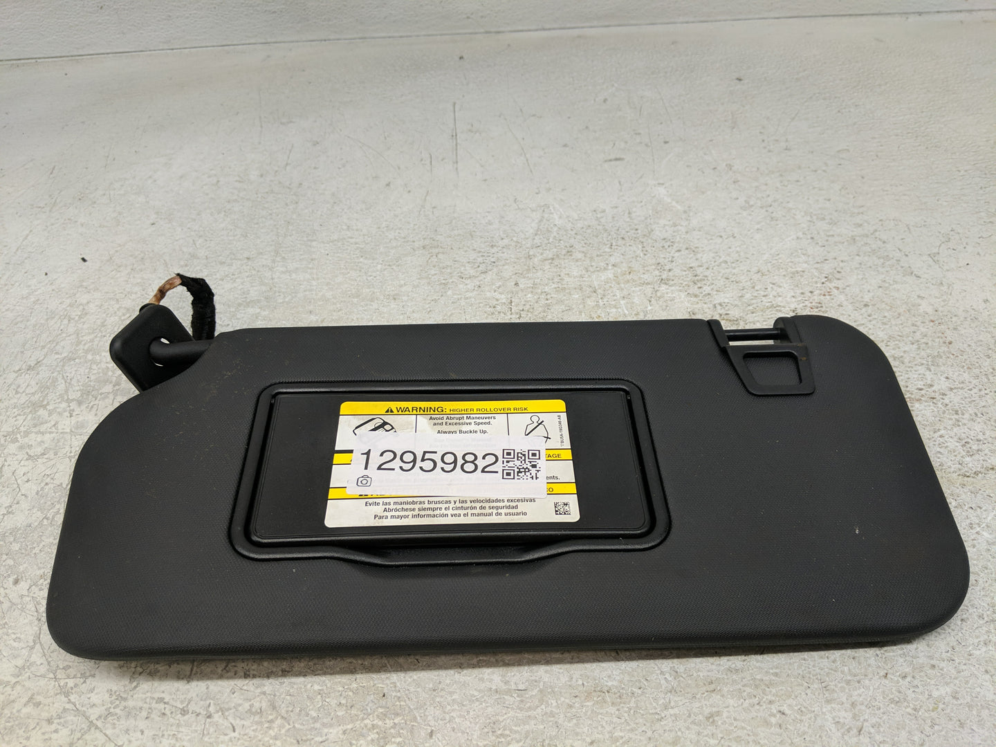 2021-2022 Ford Escape Sun Visor Shade Replacement Passenger Right Mirror Fits Fits 2021 2022 OEM Used Auto Parts - Oemusedau