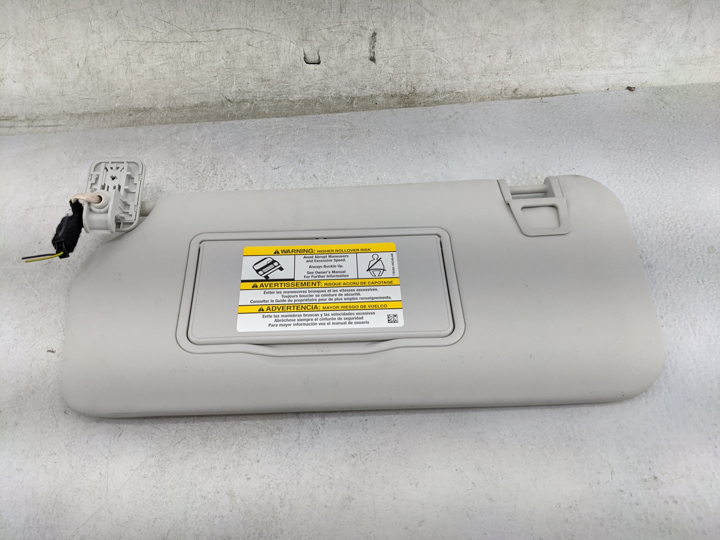 2021-2022 Ford Escape Sun Visor Shade Replacement Driver Left Mirror Fits Fits 2021 2022 OEM Used Auto Parts - Oemusedautopa
