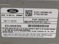 2023 Ford Escape Radio AM FM Cd Player Receiver Replacement P/N:PJ6T-18D890-DE PTDE725169, EDJ6MERN Fits OEM Used Auto Parts
