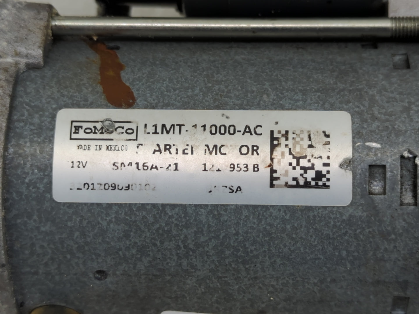 2020-2022 Ford Explorer Car Starter Motor Solenoid OEM P/N:L1MT-11000-AC Fits Fits 2020 2021 2022 OEM Used Auto Parts - Oemu