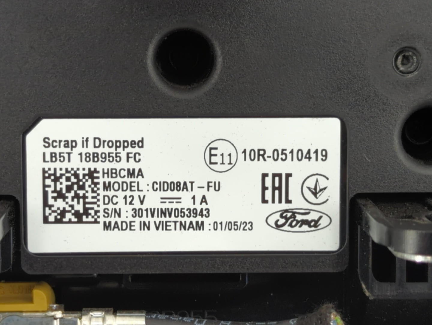 2023 Ford Explorer Radio AM FM Cd Player Receiver Replacement P/N:LB5T-18B955-FC Fits OEM Used Auto Parts - Oemusedautoparts