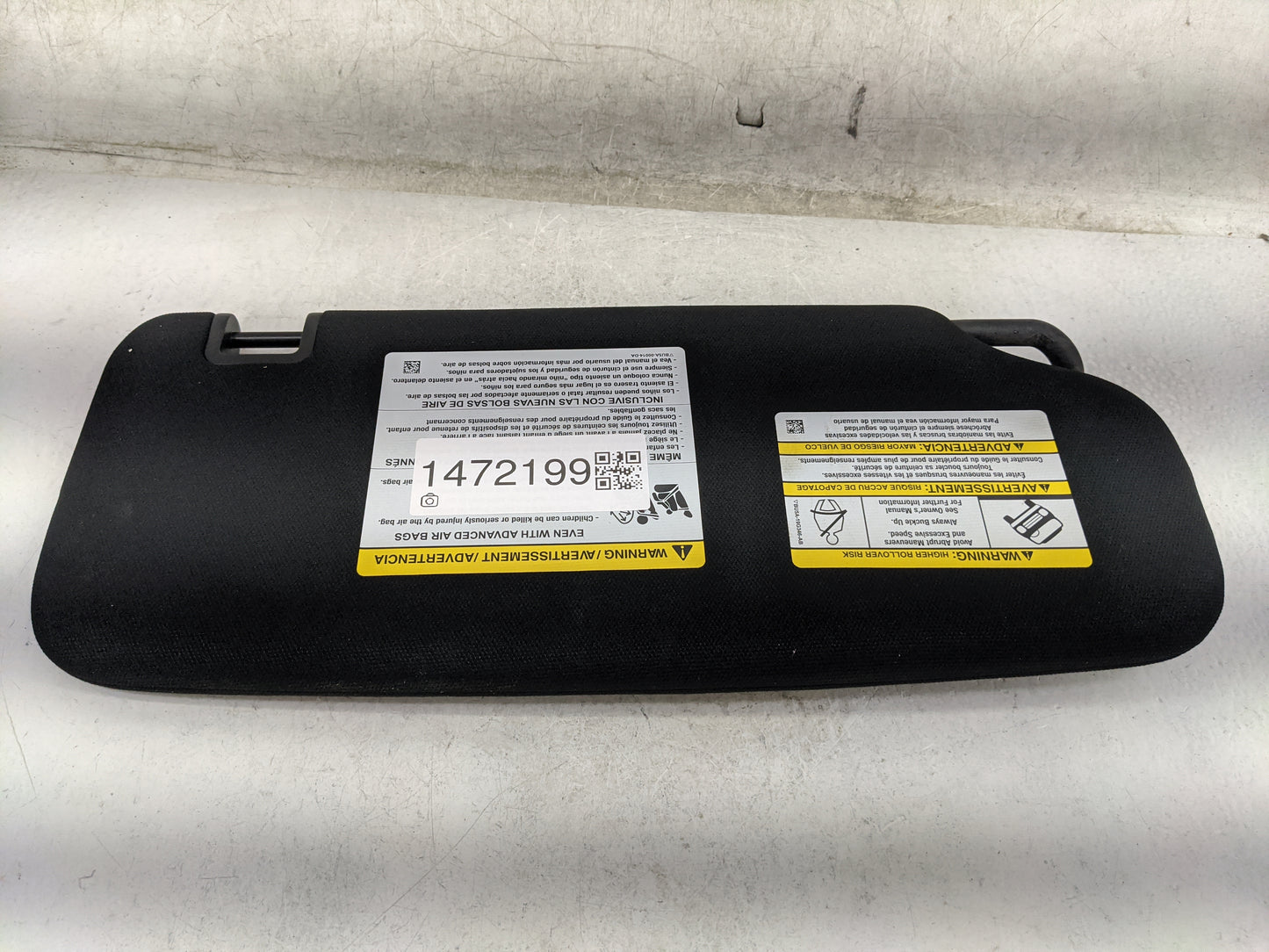 2023 Ford Explorer Sun Visor Shade Replacement Driver Left Mirror Fits OEM Used Auto Parts - Oemusedautoparts1.com